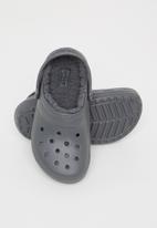Crocs - Classic lined clog k - slate grey & smoke