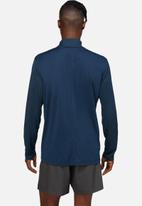 ASICS - Long Sleeve 1/2 zip Top - French Blue