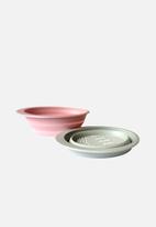 THE NIFTI PRODUCTS COMPANY - Nifti Pop Up Brush Cleaner Bowl - Dove Grey