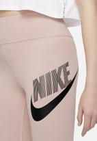 Nike - G nsw favorites gx hw legging  - pink oxford/crimson bliss