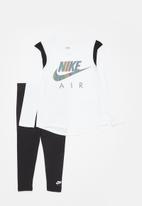Nike - Nkg air legging set - black & white 