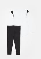 Nike - Nkg air legging set - black & white 