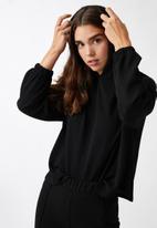 Koton - Hooded sweatshirt - black