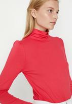 Koton - Long sleeve turtle neck T-shirt - red