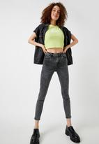 Koton - Carmen jeans cotton skinny high waist - grey