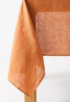 Sixth Floor - Suri linen tablecloth - rust