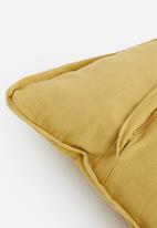 Sixth Floor - Pascal cushion cover - mustard