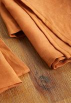 Sixth Floor - Suri linen napkin set of 4 - rust