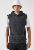 Koton - Basic sleeveless sweater - anthracite