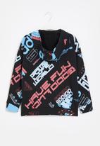 adidas Originals - U arkd3 fz hoodie - black, blue & red  