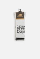 New Balance  - Nb essentials celebrate crew sock 2pack - grey