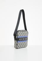 GUESS - Represent crossbody bag - black & grey