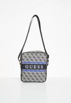 GUESS - Represent crossbody bag - black & grey