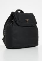 GUESS - Sharma flap backpack - black
