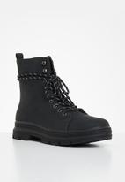 Combat boots - black Superbalist Boots | Superbalist.com