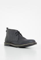 Veldskoen - Chukka boot - charcoal sole