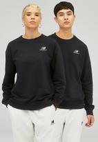 New Balance  - Uni-ssentials french terry crewneck sweatshirt - black