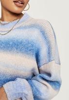 Supré  - Celine ombre knit - blue & neutral 