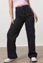Factorie - 90 s straight leg jean - thrift black