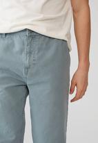 Cotton On - Loose fit pant - canvas - washed blue canvas
