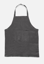Sixth Floor - Shilo linen apron - charcoal
