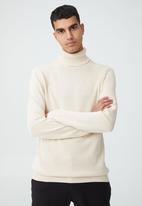 Cotton On - Roll neck sweater - ecru