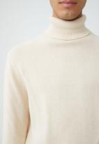 Cotton On - Roll neck sweater - ecru