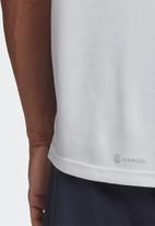 adidas Performance - Own the Run Color Block Tee - White