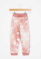 LAB - Tie-dye cuffed jogger - pink