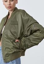 Factorie - Ma1 bomber jacket - olive night/homecourt