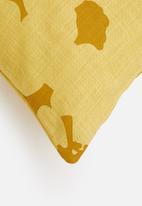 Sixth Floor - Flora dream cushion cover - yellow