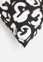 Sixth Floor - Wild & free cushion cover - black & cream
