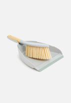 Excellent Housewares - Dustpan and brush - grey