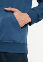 Ben Sherman - Target emb pullover hoody - blue