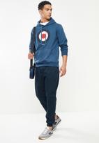 Ben Sherman - Target emb pullover hoody - blue