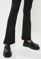 Koton - High waist flared trousers - black