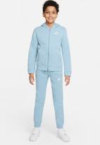 Nike - U nsw trk suit core bf - worn blue/worn blue/worn blue/white