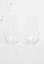 Excellent Housewares - Crystal Water glass set of 2