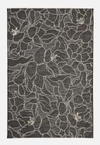 Fotakis - Lineo outdoor floral rug - black