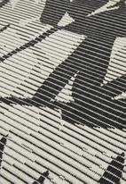 Fotakis - Lineo outdoor leafy rug- black