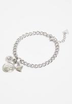 GUESS - Valentines21 trust your heart charm - silver