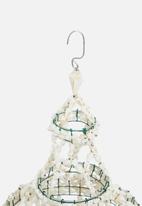 H&S - Wind chime with shells - white