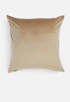 Hertex Fabrics - Natures realm cushion cover - taupe