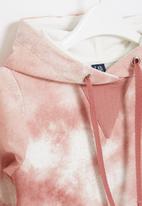 LAB - Tie-dye hoodie - pink