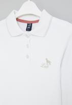 LAB - Long sleeve golfer tee - white