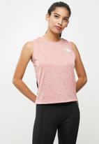 The North Face - W ma sleeveless crop tank - pink 