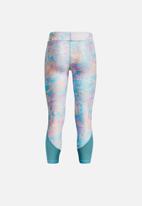 Under Armour - Hg armour printed ankle crop - purple note & cloudless sky