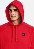 Under Armour - UA Rival Fleece Hoodie - Red
