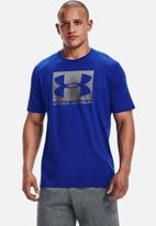 Under Armour - UA Boxed Sportstyle Short Sleeve T-Shirt- Royal Blue