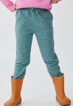 Cotton On - Super soft marlo trackpant - turtle green marle
